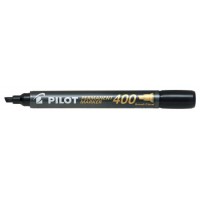 MARCADOR PERMANENTE PUNTA BISELADA SCA-400 NEGRO PILOT SCA-400-B (MIN12) (Espera 4 dias) en Huesoi