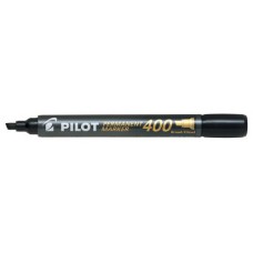 MARCADOR PERMANENTE PUNTA BISELADA SCA-400 NEGRO PILOT SCA-400-B (MIN12) (Espera 4 dias) en Huesoi