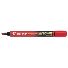 MARCADOR PERMANENTE PUNTA BISELADA SCA-400 ROJO PILOT SCA-400-R (MIN12) (Espera 4 dias) en Huesoi