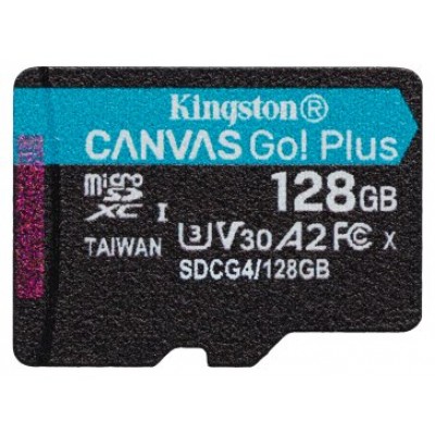 Kingston Technology 128GB microSDXC Canvas Go Plus Gen4 200R A2 U3 Paquete individual sin ADP (Espera 4 dias) en Huesoi