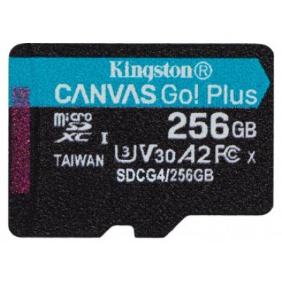 Kingston Technology 256 GB microSDXC Canvas Go Plus Gen4 200R A2 U3 Paquete individual sin ADP (Espera 4 dias) en Huesoi