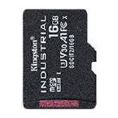 16GB microSDHC Industrial Card SingleKingston Industrial - T en Huesoi