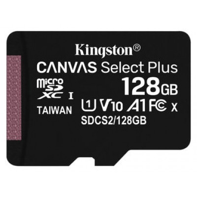 Kingston Technology Canvas Select Plus memoria flash 128 GB MicroSDXC Clase 10 UHS-I (Espera 4 dias) en Huesoi