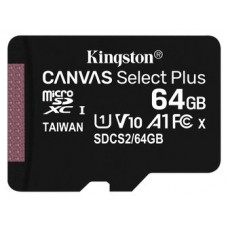 Kingston Technology Canvas Select Plus memoria flash 64 GB MicroSDXC Clase 10 UHS-I (Espera 4 dias) en Huesoi