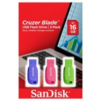 SanDisk Cruzer Blade 16GB unidad flash USB USB tipo A 2.0 Azul, Verde, Rosa (Espera 4 dias) en Huesoi