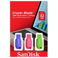 Sandisk SDCZ50C-032G-B46T Lápiz USB 32GB Pack 3 en Huesoi