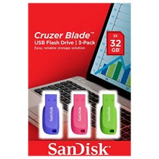 Sandisk SDCZ50C-032G-B46T Lápiz USB 32GB Pack 3 en Huesoi
