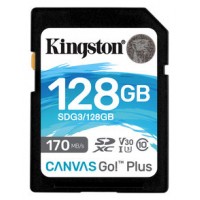 Kingston Canvas Go! Plus SD 128GB class 10 U3 V30 en Huesoi