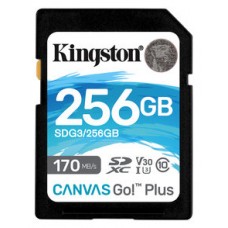 MEMORIA SD 256GB KINGSTON SDXC CANVAS GO PLUS 170R C10 · (Espera 4 dias) en Huesoi