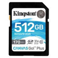 Kingston Canvas Go! Plus SD 512GB class 10 U3 V30 en Huesoi