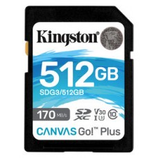 Kingston Canvas Go! Plus SD 512GB class 10 U3 V30 en Huesoi