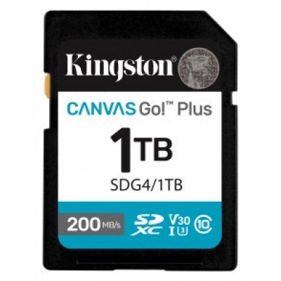 Kingston Technology 1TB SDXC Canvas Go Plus Gen4 200MB/s C10 UHS-I U3 V30 (Espera 4 dias) en Huesoi