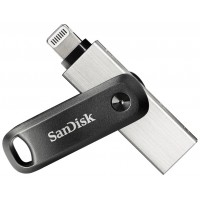 SanDisk iXpand unidad flash USB 64 GB USB Type-A / Lightning 3.2 Gen 2 (3.1 Gen 2) Negro, Plata (Espera 4 dias) en Huesoi