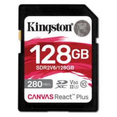 Kingston Technology Canvas React Plus 128 GB SDXC UHS-II Clase 10 (Espera 4 dias) en Huesoi