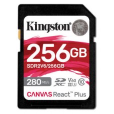 Kingston Technology Canvas React Plus 256 GB SDXC UHS-II Clase 10 (Espera 4 dias) en Huesoi