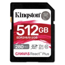 Kingston Technology Canvas React Plus 512 GB SDXC UHS-II Clase 10 (Espera 4 dias) en Huesoi