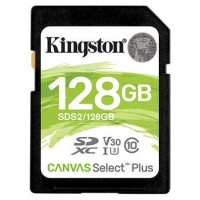 MEMORIA SD XC 128GB CLASE 10 KINGSTON CANVAS SELECT en Huesoi