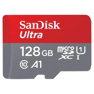 MICRO SD 128 GB 1 ADAP. CLASS 10 SANDISK (Espera 4 dias) en Huesoi