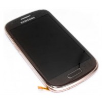 Pant. Tactil + LCD Compatible Samsung Galaxy S3 Mini Negra i8190 (Espera 2 dias) en Huesoi