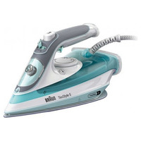 PLANCHA DE VAPOR BRAUN TEXSTYLE 5 SI5017GR 2700W GRIS-TURQUESA en Huesoi