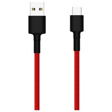 CABLE USB XIAOMI USB MACHO USB TIPO-C MACHO ROJO NEGRO en Huesoi