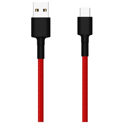 CABLE USB XIAOMI USB MACHO USB TIPO-C MACHO ROJO NEGRO en Huesoi