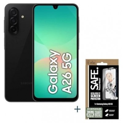 Samsung Galaxy A26 128GB 6GB Black+ protector SAFE en Huesoi
