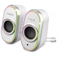 Spirit of Gamer Altavoz 2.0 FANATIC 500 RGB White en Huesoi