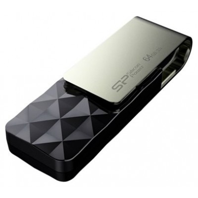 SP memoria USB Blaze B30 USB 3.1 Gen1 64GB Black en Huesoi