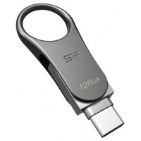 SP Lapiz USB C80 USB-C 3.2 128GB Dual Metalico en Huesoi