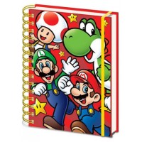 CUADERNO A5 CON ESPIRAL PERSONAJES SUPER MARIO 21 X 15 CM PYRAMID REDSTRING SR72959 (Espera 4 dias) en Huesoi