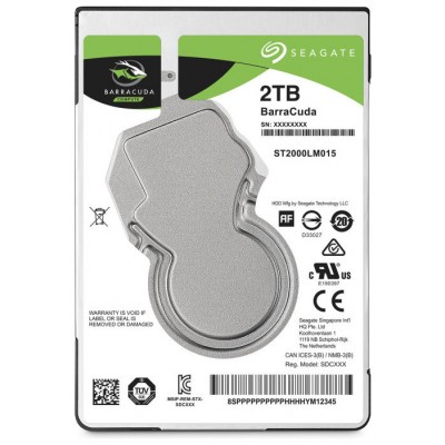 Seagate Barracuda 2.5". Capacidad del HDD: 2 TB, en Huesoi