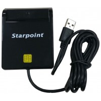 Lector Tarjeta Chip STP_SCRZW-1 USB Negro en Huesoi