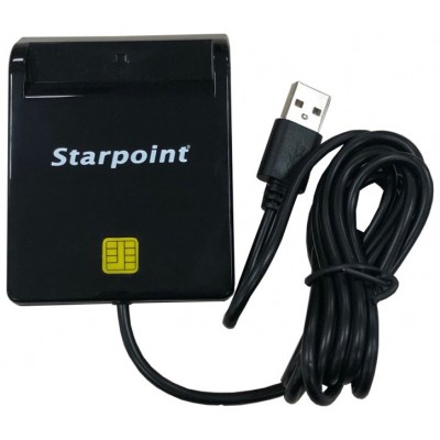 Lector Tarjeta Chip STP_SCRZW-1 USB Negro en Huesoi