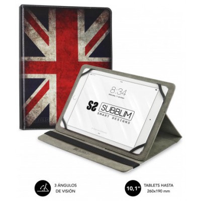 FUNDA TABLET SUBBLIM TRENDY CASE ENGLAND 10.1" en Huesoi