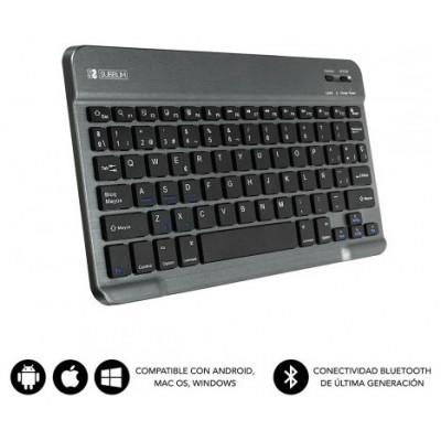 SUBBLIM Teclado Bluetooth Smart BT Keyboard Grey (Espera 4 dias) en Huesoi