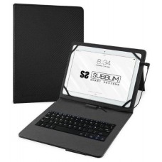 FUNDA + TECLADO TABLET KEYTAB PRO USB 10.1"" NEGRO SUBBLIM (Espera 4 dias) en Huesoi