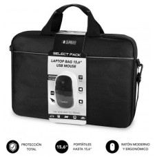 SUBBLIM Maletín con Ratón Select Pack Wired Mouse USB + Laptop bag 15,6" (Espera 4 dias) en Huesoi