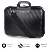 SUBBLIM Maletín Ordenador EVA Laptop Bag Carbon 13,3" Black (Espera 4 dias) en Huesoi