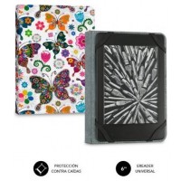 SUBBLIM Funda Libro Electrónico Clever Ebook Case 6" Mariposas (Espera 4 dias) en Huesoi