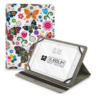 FUNDA TABLET SUBBLIM TRENDY CASE MARIPOSAS 11" en Huesoi