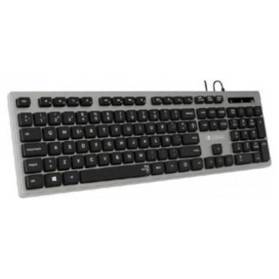 SUBBLIM Teclado Ergonómico con cable USB Plano Silencioso Gris/Negro Ergo (Espera 4 dias) en Huesoi