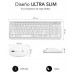 SUBBLIM Teclado con Ratón Bluetooth + 2.4G Combo Dual Prestige Extendido Plata/Blanco (Espera 4 dias) en Huesoi