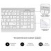 SUBBLIM Teclado con Ratón Bluetooth + 2.4G Combo Dual Prestige Extendido Plata/Blanco (Espera 4 dias) en Huesoi