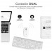 SUBBLIM Teclado con Ratón Bluetooth + 2.4G Combo Dual Prestige Extendido Plata/Blanco (Espera 4 dias) en Huesoi