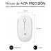 RATON SUBBLIM BUSINESS PLUS SILENCIOSO INALA?MBRICO BLANCO 2.4G 1200DPI en Huesoi