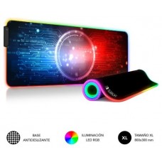 SUBBLIM Alfombrilla/Tapete Ratón con Luz LED RGB 9 colores Extra Grande Chip (Espera 4 dias) en Huesoi