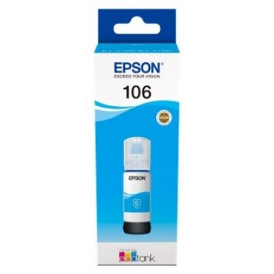 Epson Botella Tinta Ecotank 106 Cyan en Huesoi
