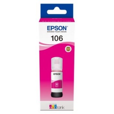 Epson Botella Tinta Ecotank 106 Magenta en Huesoi