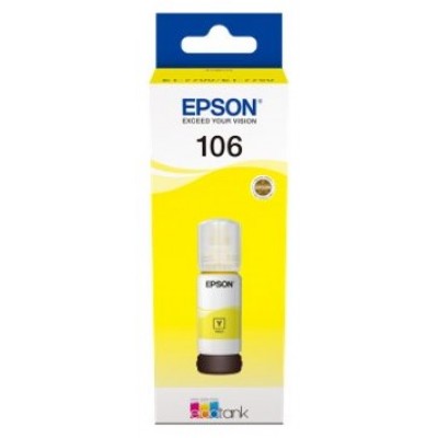Epson Botella Tinta Ecotank 106 Amarillo en Huesoi
